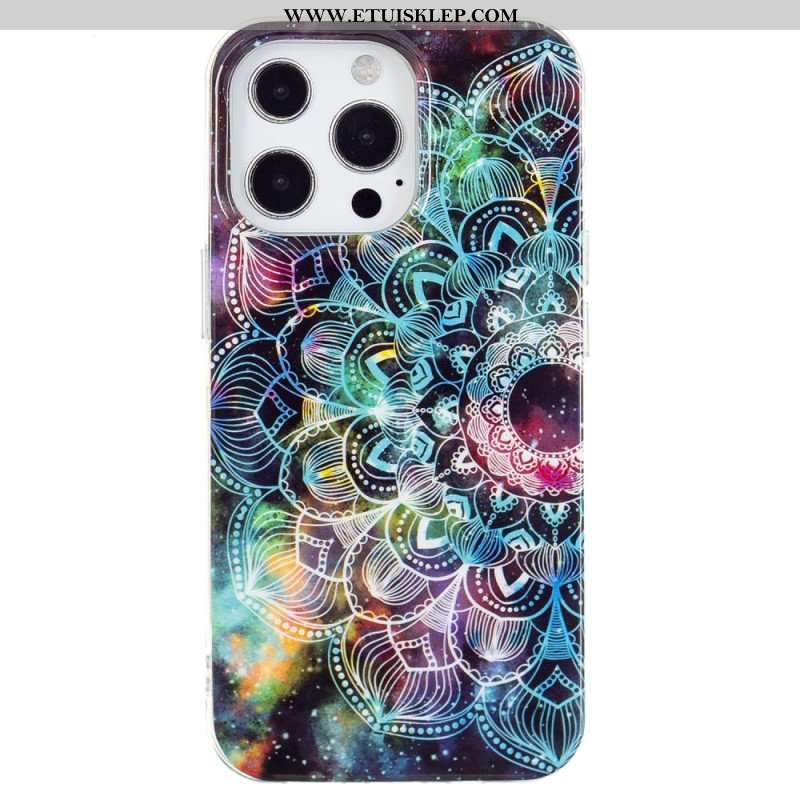 Etui do iPhone 15 Pro Fluorescencyjna Mandala